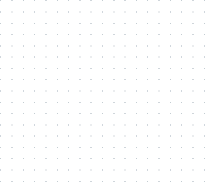 Black background with white dotted grid pattern.