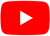 YouTube play button logo in red and white