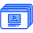 Browser window displaying video player interface