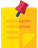 Pinned yellow sticky note icon